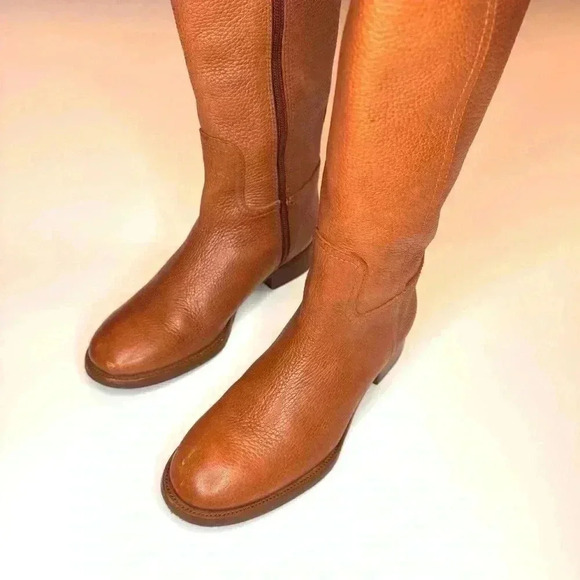 Tory Burch Women’s Selma Leather Riding Boots size 5.5 M - Picture 6 of 13